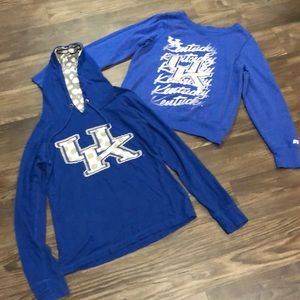2 UK KENTUCKY long sleeve shirts